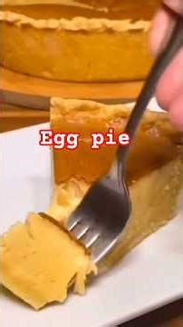 Best Classic Egg Pie Recipe | Creamy & Smooth Pinoy Style Egg Pie#shortsfeed #panlasangpinoy