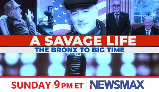 44K views · 260 reactions | EXCLUSIVE: Michael Savage has a big voice and an even bigger personality. He calls it how he sees it. The legendary radio personality tells his story in "A Savage Life: The Bronx to Big Time," premiering Sunday at 9 PM ET, only on NEWSMAX. More: bit.ly/4mdrOyv | NEWSMAX | Facebook