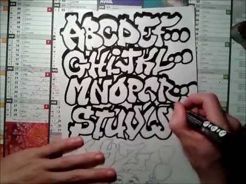 Graffiti alphabet by SPANE 34 graff tutos ! débutant...