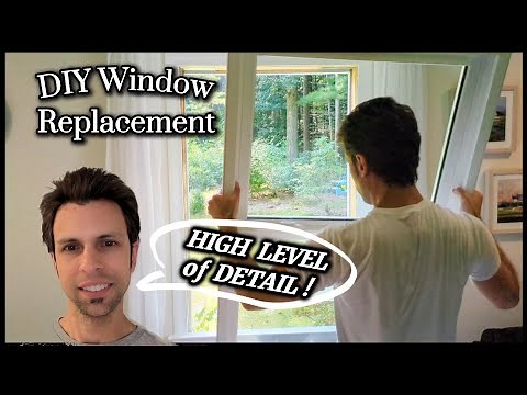 How to Install Vinyl Replacement Window Inserts - Andersen Narroline -to- Provia