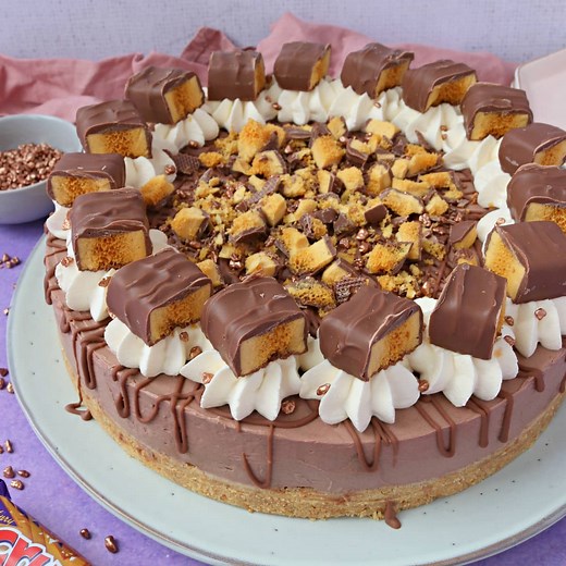 Crunchie Cheesecake (No Bake)