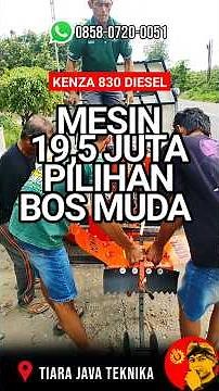 PETANI MUDA SUKSES DARI REJOTANGAN TULUNGAGUNG PILIH CULTIVATOR RTH KENZA 830 DIESEL