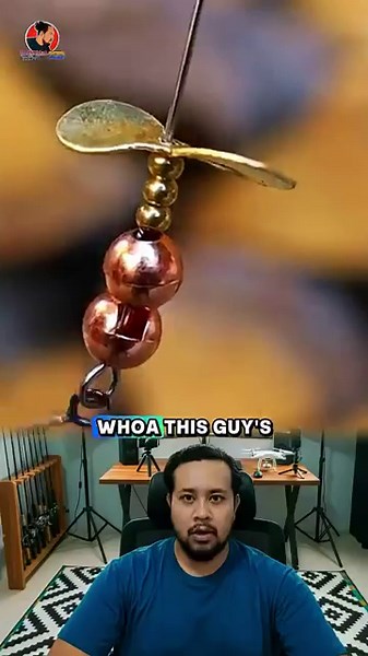 Tiny Spinner Blade by Hand — Genius DIY Fishing Idea! #fishinglure