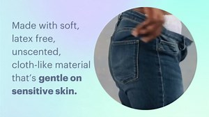 Because Adult Incontinence Underwear for Sensitive Skin - Women - Premium Overnight Disposable Briefs, Anti Odor - White, Small/Medium - Absorbs 6 Cups - 64 Count (4 Packs of 16)