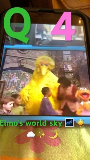 Q 4 Elmo’s world Sky 🌌