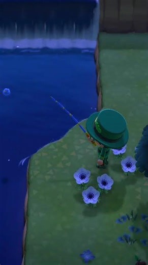 Catching the Stringfish in Animal Crossing New Horizons