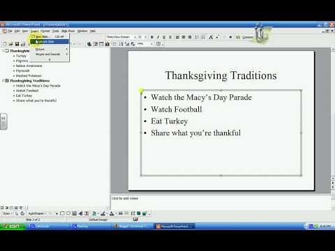 Microsoft PowerPoint: Making a Basic PowerPoint Slideshow