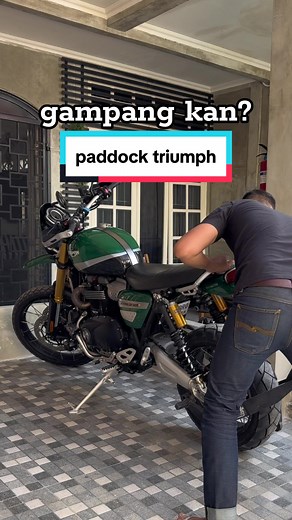 Paddock triumph scrambler 1200 Xe #triumph #triumphmotorcycles #scrambler #scrambler1200xe