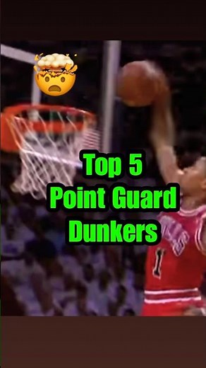 Top 5 Point Guard Dunkers ALL-TIME #nba #dunk #shorts
