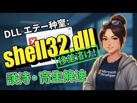Shell32.dllが見つかりませんか？解決策はこちら！