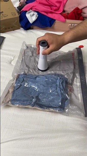 Travel Vacuum Bags with Pump | Save Space in Your Luggage ✈️🧳