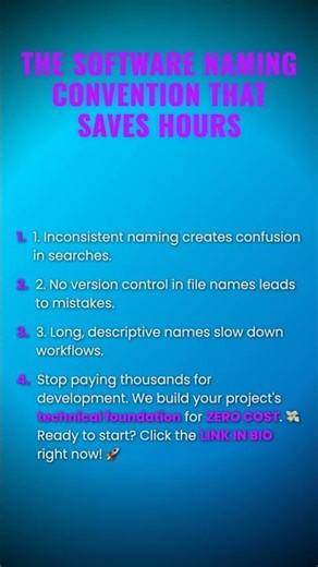 The Software Naming Convention That Saves Hours #ad (Verify Info)
