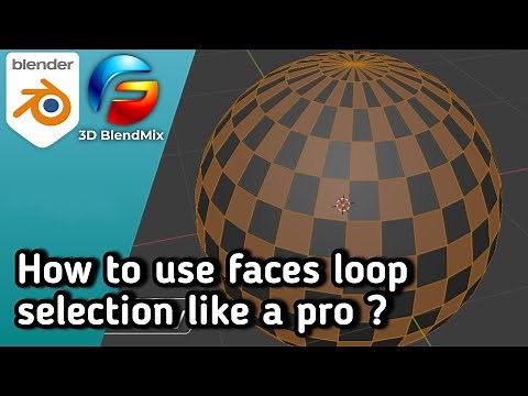 SELECT Face Loops Like a Pro in Blender FAST!