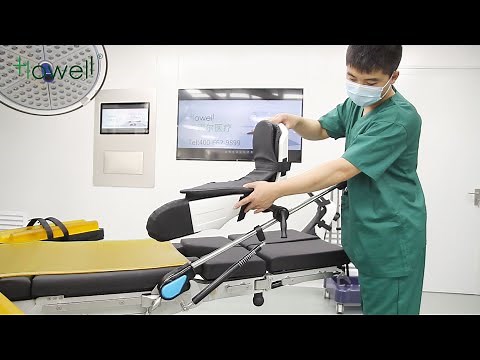 High End Lithotomy Position Stirrups, Pneumatic spring assist, easy to adjust