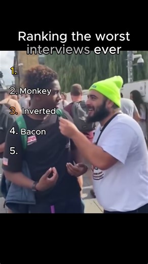 Ranking the worst interviews #funny #ranking #shorts