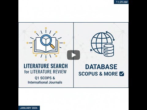 Literature Search for Literature Review Looking for Q1 SCOPUS and International Journals Database