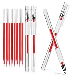 minkissy Eyebrow Mapping Pen Red Microblading Eyebrow Pen Microblading Makeup Position Mapping Mark Tools for Lip (3 s + 6 replacement refills)