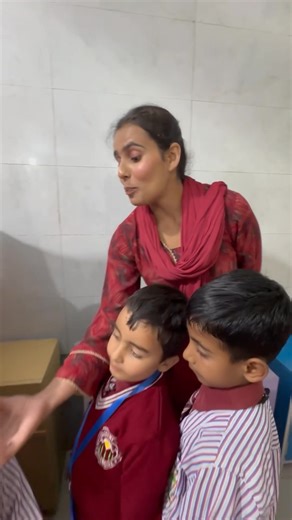 5.7K views · 51 reactions | "Learning through play!  Our teacher uses a dollhouse to teach important home ethics — handwashing for good health, staying safe by avoiding the gas stove and refrigerator, and building good habits at home. ❄️✨" | National Academy Dhanore Rajouri | Facebook