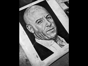 Vin Diesel full drawing process