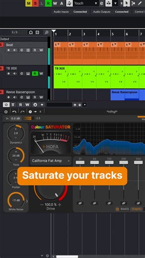 HOFA on Instagram: "(Listen with headphones) Never underestimate the power of saturation and distortion when producing electronic music! The new HOFA Colour Saturator creates authentic analogue warmth, punch and creative distortion for your productions. Download now at hofa-plugins.com and try it out for yourself. #electronicmusicproducer #electronicmusicproduction #edmproducer #musicproduction #audioengineering"