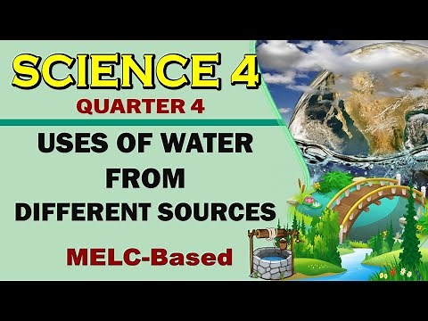 Uses of Water from Different Sources | SCIENCE 4 | QUARTER 3 | Week 2