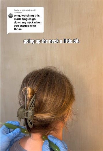 Replying to @juliewindham0 I’m so glad you enjoy watching! | Jade sticks on your neck and shoulders | ASMR Roleplay for deep relaxation | Personal attention to pamper you 🫠💤💙🫶 #asmr #asmrforsleep #asmrvideo #asmrpersonalattention #fyp