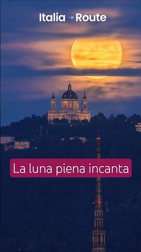 La Luna piena crea paesaggi spettacolari