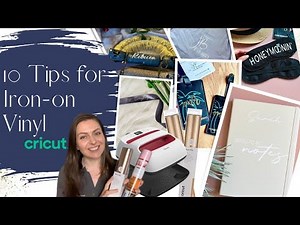 10 Cricut Tips for Iron-on Vinyl (HTV)