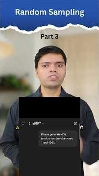 Random Sampling in Statistics for Economics. #shorts #economics