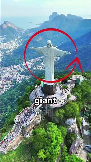 Brazil’s Most Iconic Landmark Took 9 Years to Build🇧🇷✨ #landmarks #christtheredeemer #shorts