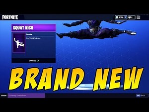 SQUAT KICK DANCE EMOTE IS THE BEST EMOTE EVER IN FORTNITE: BATTLE ROYALE | Daily Itemshop 28.04.