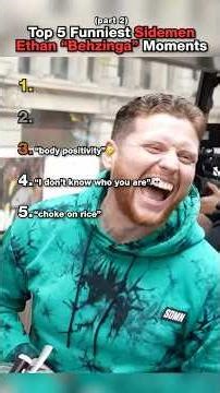 Top 5 Funniest Ethan "Behzinga" Moments #funny #top5 #sidemen #behzinga