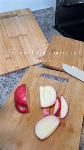 Set de tablas para cocinar de bambú #tabla #table #bambu #bamboo