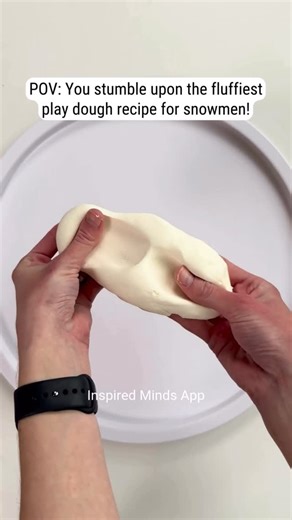 Rachel | Inspired Minds App | Kid Activities on Instagram: "See the details! 👇 ➡️ Explore 1100+ activity ideas on our app, Inspired Minds! You can filter through them by age, learning skill, material, and more! Comment APP for the link! Mix 1 cup of corn starch with ½ cup of hair conditioner to make playdough. 🔗 Download the daily freebie from the bottom of the homepage of our app, Inspired Minds! Comment FREEBIE for the link! SAVE this and FOLLOW along for simple activity ideas that require m