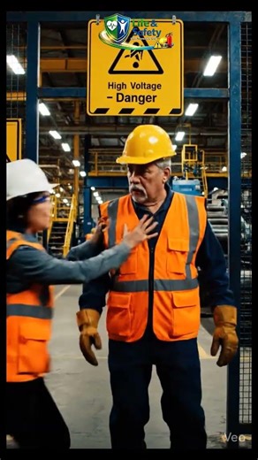 Never Ignore Safety Signs ⚠️ Workplace Warning Signs Matter #Shorts #LifeSafetyYT