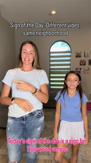 Krystan| American Sign Language Interpreter on Instagram: "⭐️ Sign of the Day: Different vibes, same neighborhood 🎬✈️ ➡️The sign for Hollywood v. Vacation Learn how Hollywood and Vacation look similar in ASL — but just like your weekend getaway vs. a red carpet event… the meaning is totally different! 🎥 Tell us below what 2 signs we should compare next! #asl #learnasl #signoftheday #americansignlanguage #signing #signlanguage #learnsignlanguage #aslinterpreter #babysignlanguage #babysigns #har