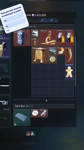 Need more space in the safe box 🤔/Space City Loot Is Insane Delta Force #deltaforce #warzone #gaming