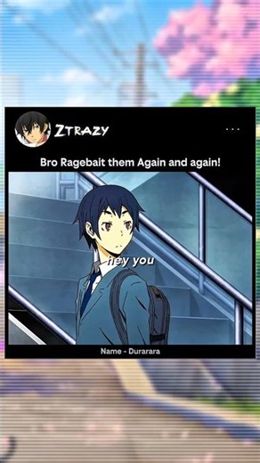 Bro's aura 📈 | Durarara #anime