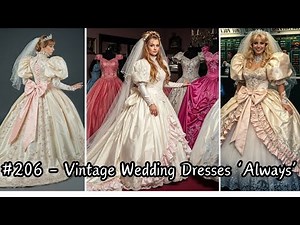 Vintage Satin Wedding Dresses: Retro 80s & 90s Brides