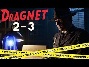 Dragnet Episode 2 & 3 Classic 1949 Police Procedural