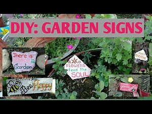 DIY: SIMPLE GARDEN SIGNS