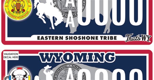 WYDOT discontinues speciality tribal license plates due to low sales