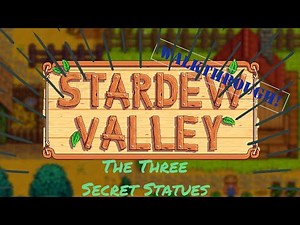 Stardew Valley- How To Find The Three Secret Statues (Locked Boxes)