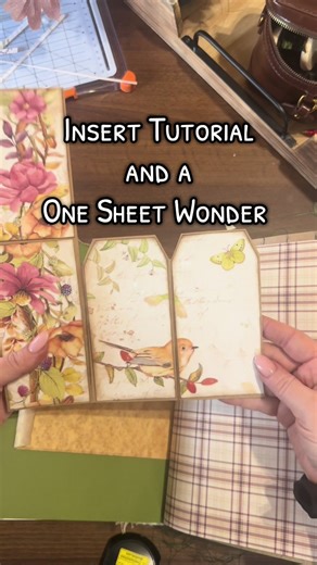 One Sheet Wonder Journal Insert Tutorial