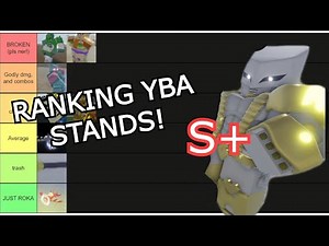 [YBA] Ranking YBA Stands by PVP