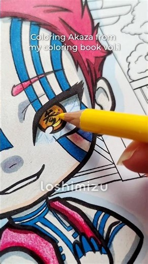 My chibi Akaza from my #coloringbook #akaza #demonslayerinfinitycastle