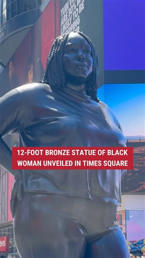 Fox News - NEW LOOK?: A 12-foot bronze statue of a Black...