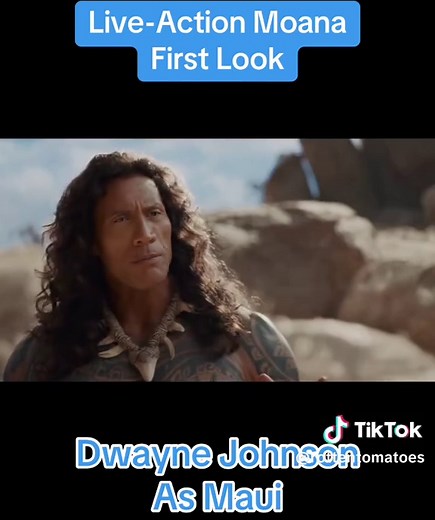 First Look: Dwayne Johnson as Maui in Live-Action Moana