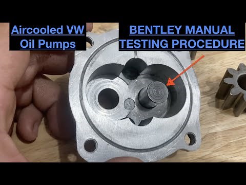 AirCooled VW Oil Pumps - Proper Tests & Inspection