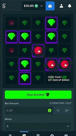 Stake mines turn $31 into $72 with this strategy!